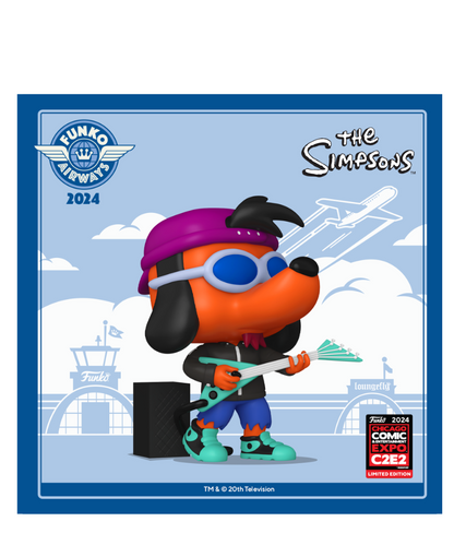 Funko Pop The Simpsons "  Poochie (2024 C2E2 Shared Exclusive) "