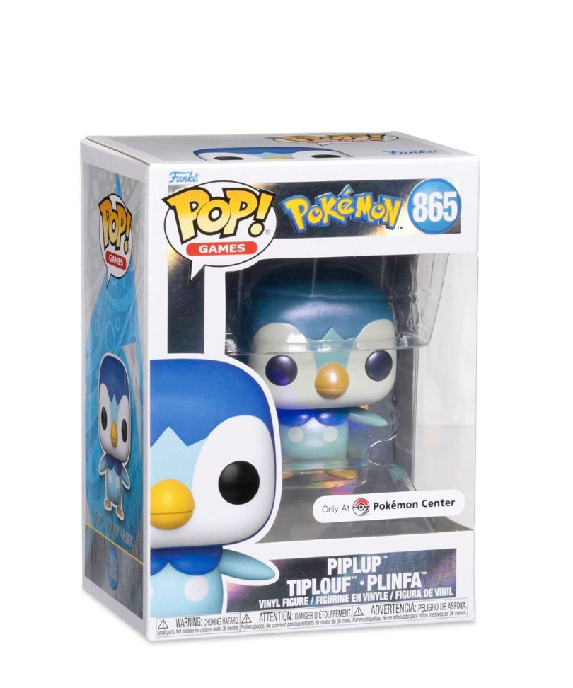 Funko Pop Pokèmon " Piplup " Pearlescent pokemon center Exclusive