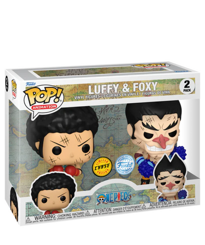 Funko Pop Fumetti One Piece " Luffy & Foxy CHASE "