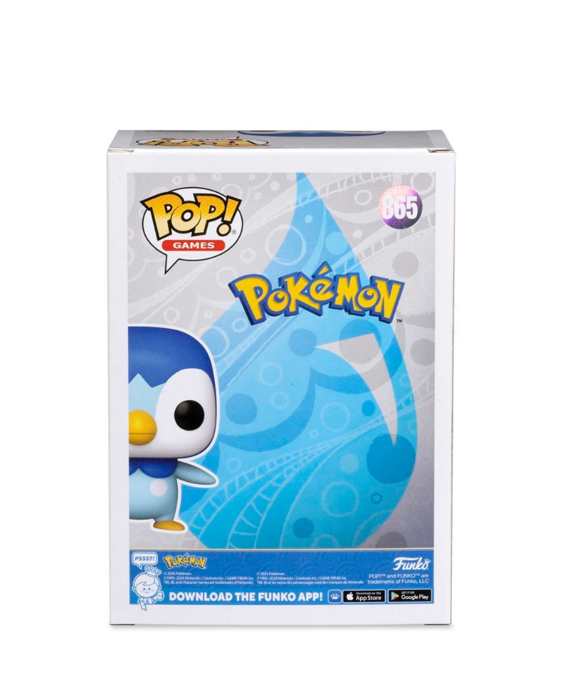 Funko Pop Pokèmon " Piplup " Pearlescent pokemon center Exclusive