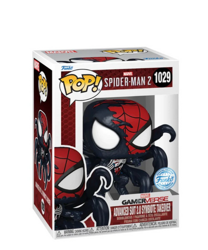 Funko Pop Marvel - Spiderman " Advanced Suit 2.0 Symbiote Takeover "