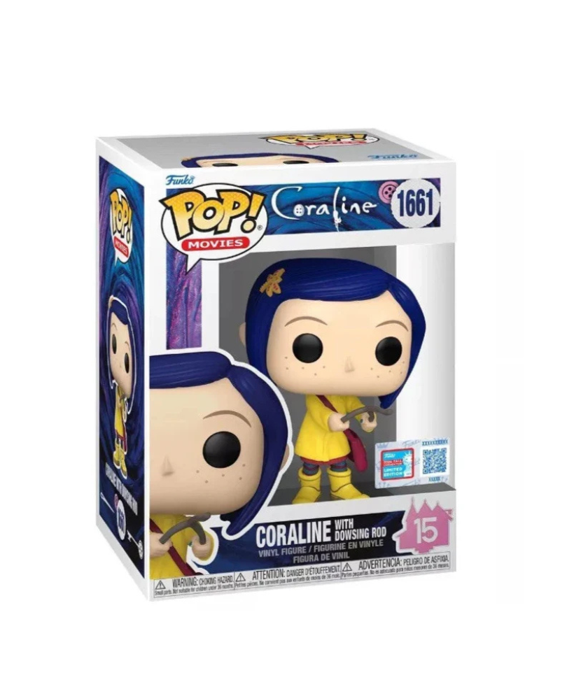 Funko Pop Film - Coraline Movie " Coraline w/Dowsing Rod (NYCC 2024 Exclusive) "