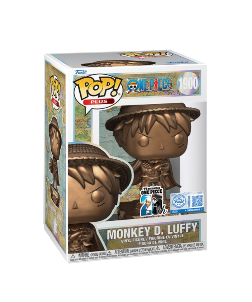 Funko Pop Plus - One Piece " Monkey D. Luffy Statue (Bronze) "