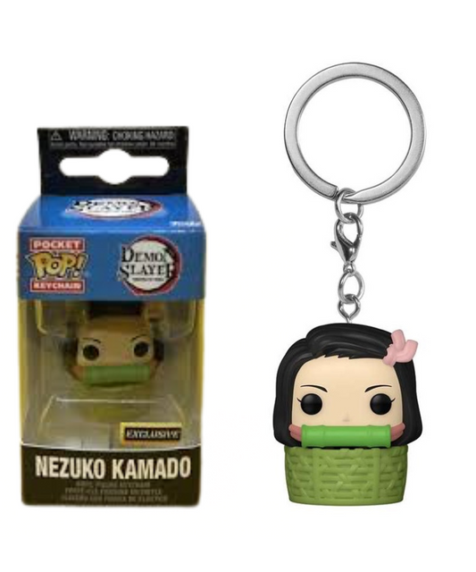 Funko Pop Keychain Demon Slayer " Nezuko Kamado Keychain " Exclusive