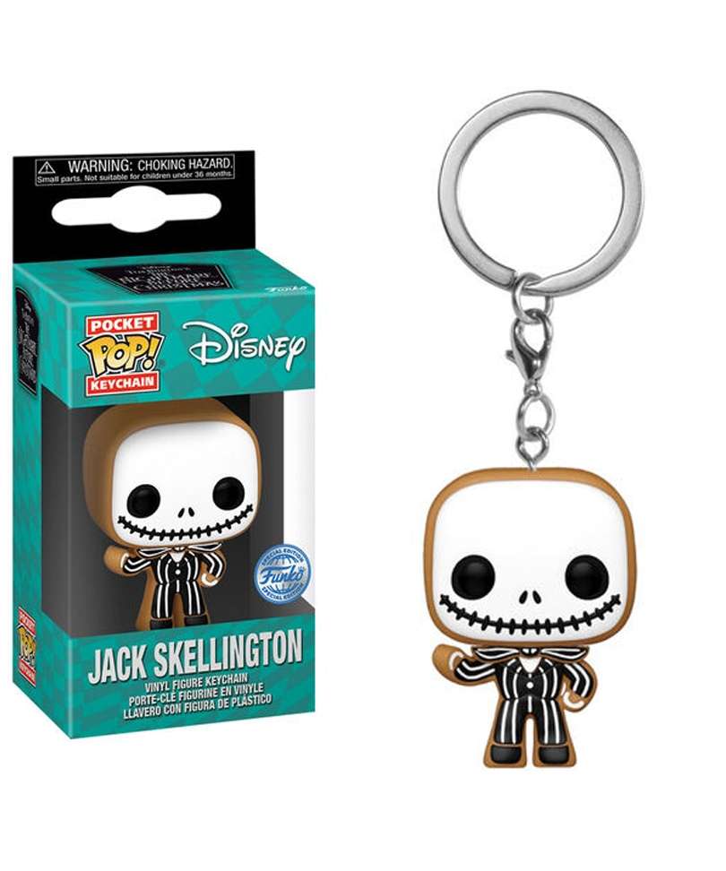 Funko Pop Keychain Disney " Jack Skellington (Gingerbread) Keychain "