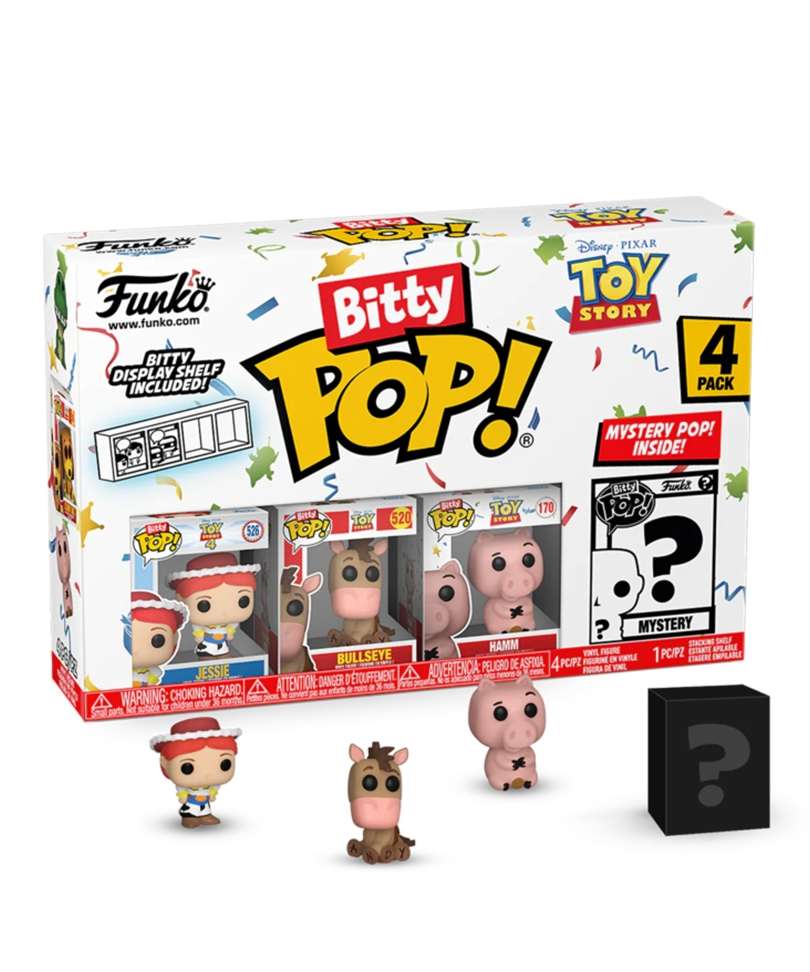 Funko Bitty Pop "Jessie / Bullseye / Hamm / Mystery Bitty (4-Pack)"