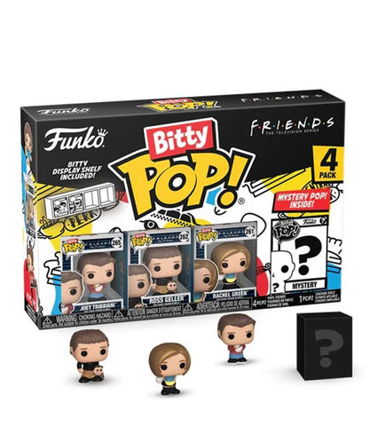 Funko Bitty Pop " Joey Tribbiani / Ross Geller / Rachel Green / Mystery Bitty (4-Pack) "