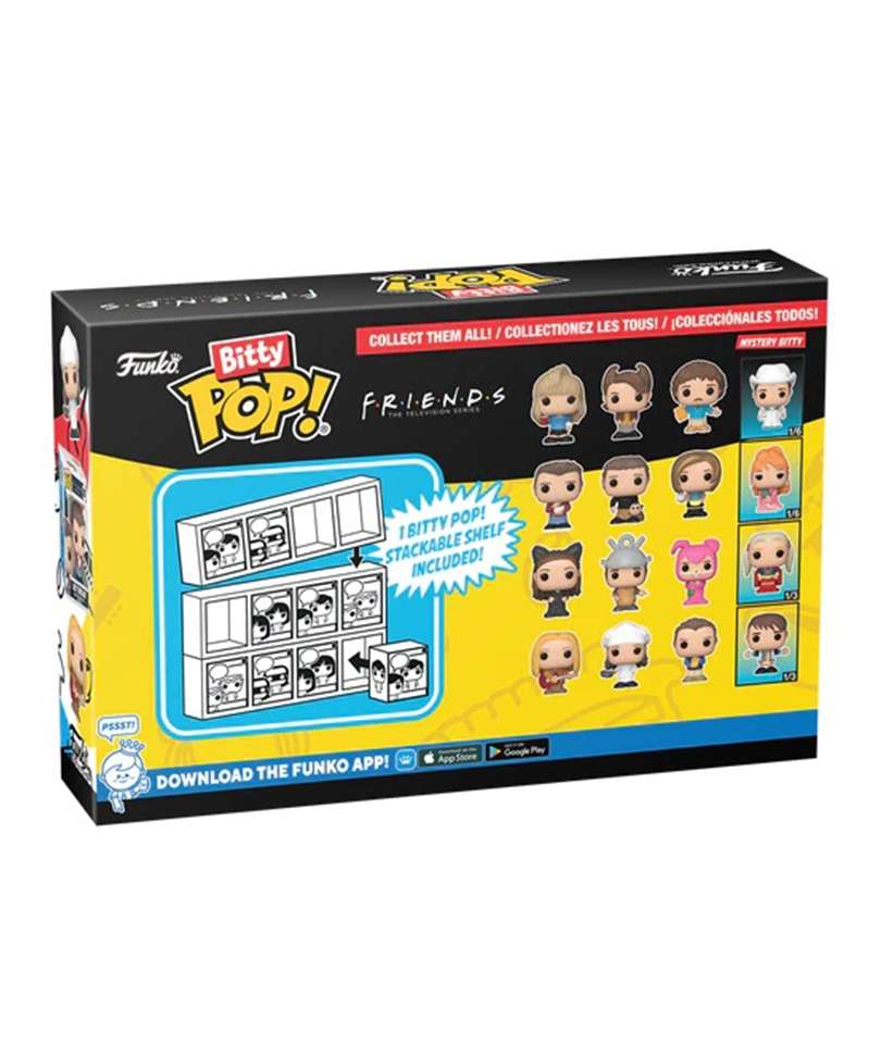 Funko Bitty Pop " Joey Tribbiani / Ross Geller / Rachel Green / Mystery Bitty (4-Pack) "