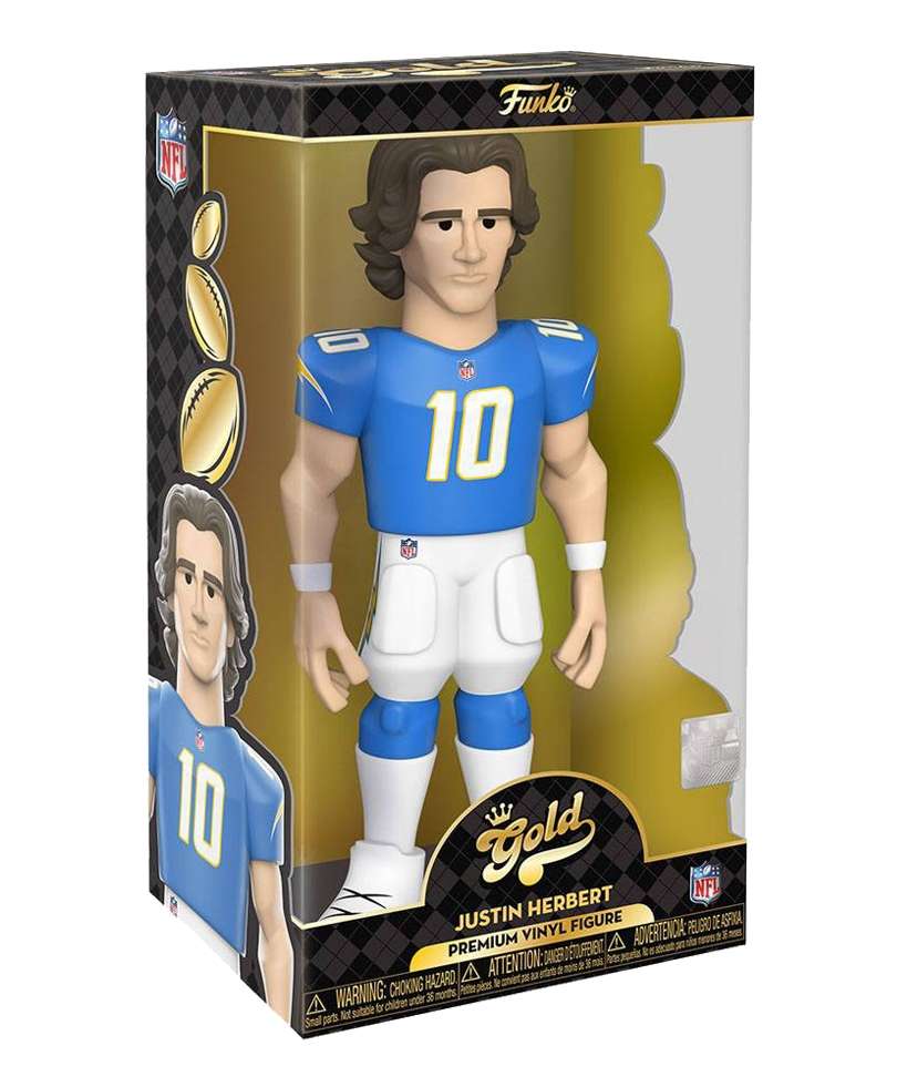 Funko Vinyl Gold - Sports NFL " Justin Herbert (12 inches) "