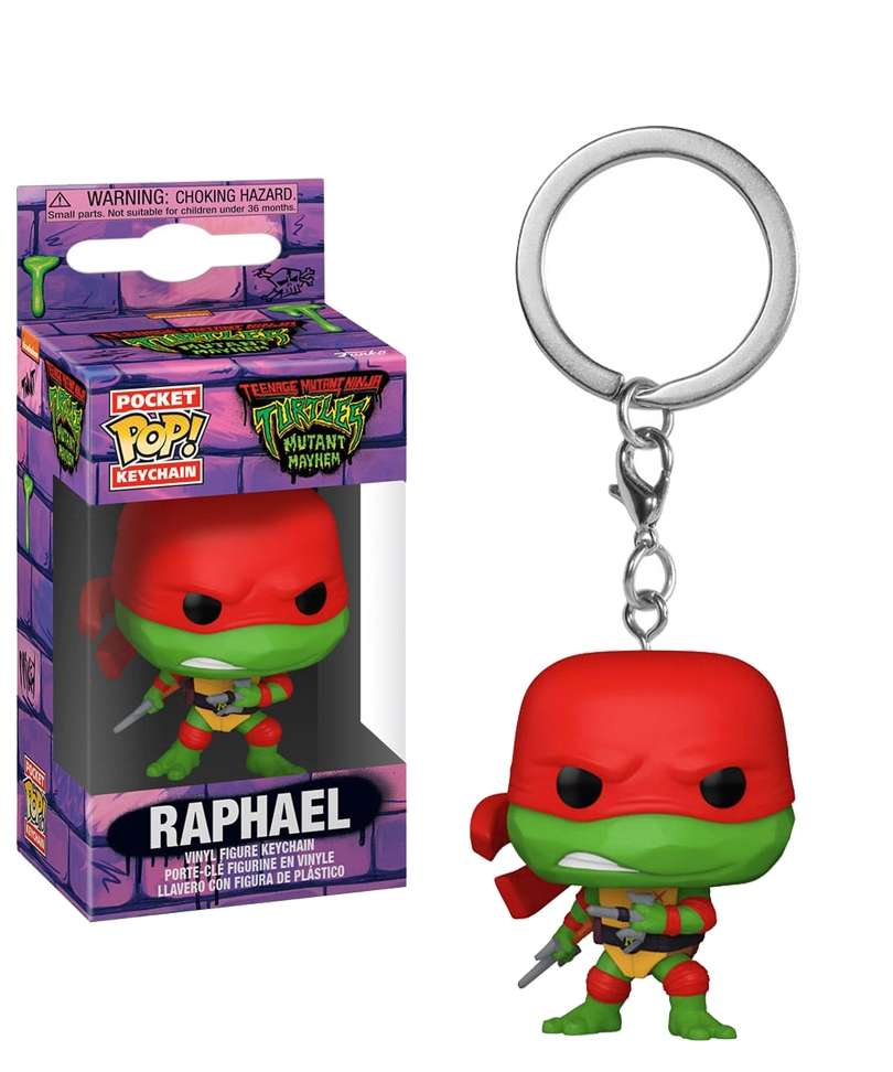 Funko Pop Keychain Ninja Turtles " Raphael Keychain "