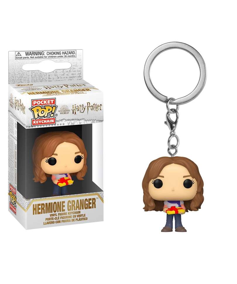 Funko Pop Keychain Harry Potter " Hermione Granger (Holiday) Keychain "