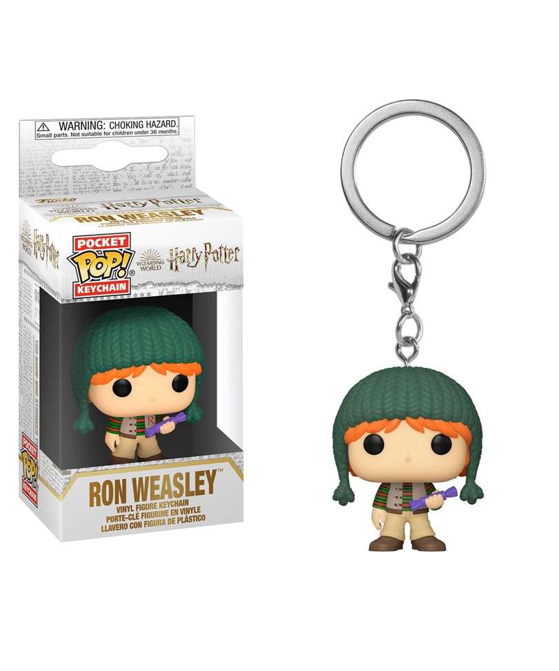 Funko Pop Keychain Harry Potter " Ron Weasley (Holiday) Keychain "