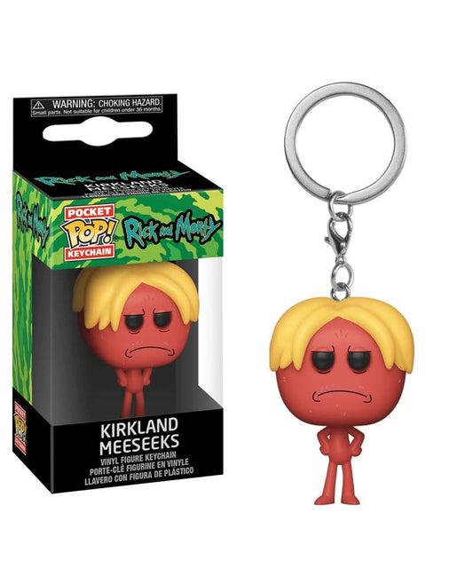 Funko Pop Keychain Rick And Morty " Kirkland Meeseeks Keychain "