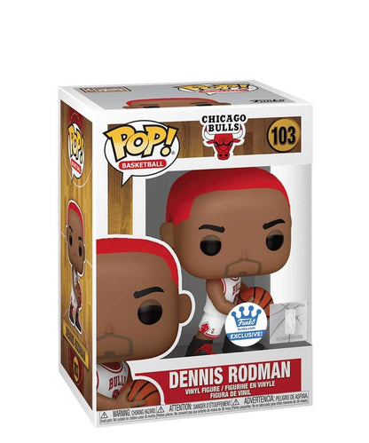 Funko Pop NBA " Dennis Rodman (Red Hair) + Protector Case Premium Funko "