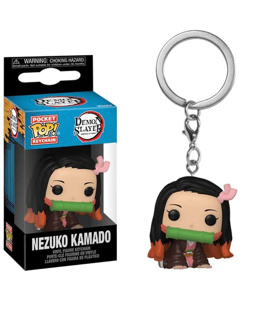 Funko Pop Keychain Demon Slayer " Nezuko Kamado Keychain "