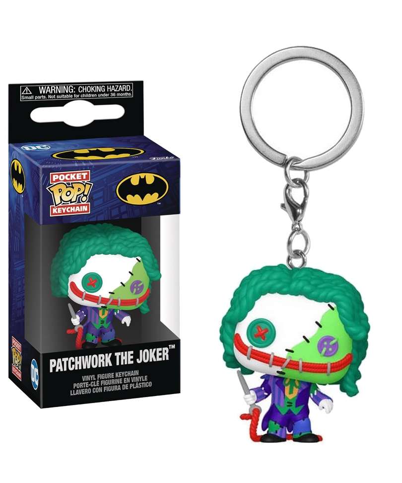 Funko Pop Keychain Marvel " Patchwork Joker Keychain "