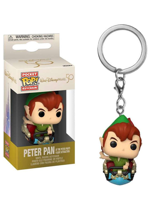 Funko Pop Keychain Disney " Peter Pan at the Peter Pan's Flight Attraction Keychain "