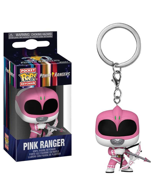 Funko Pop Keychain Power Rangers " Pink Ranger Keychain "