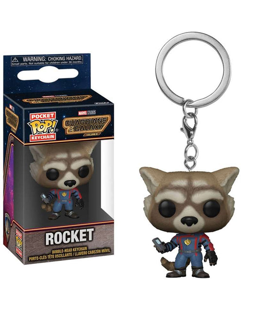 Funko Pop Keychain Marvel " Rocket Keychain "