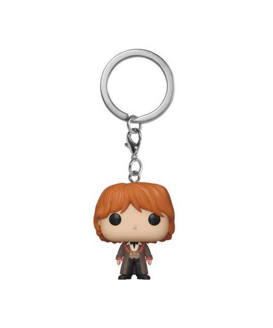 Funko Pop Keychain Harry Potter " Ron Weasley (Yule) Keychain "