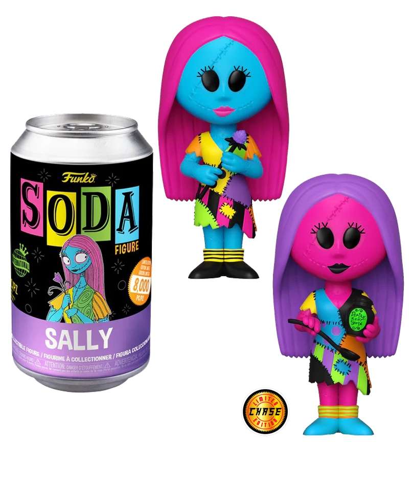 Funko Vinyl Soda Disney " Sally Blacklight "