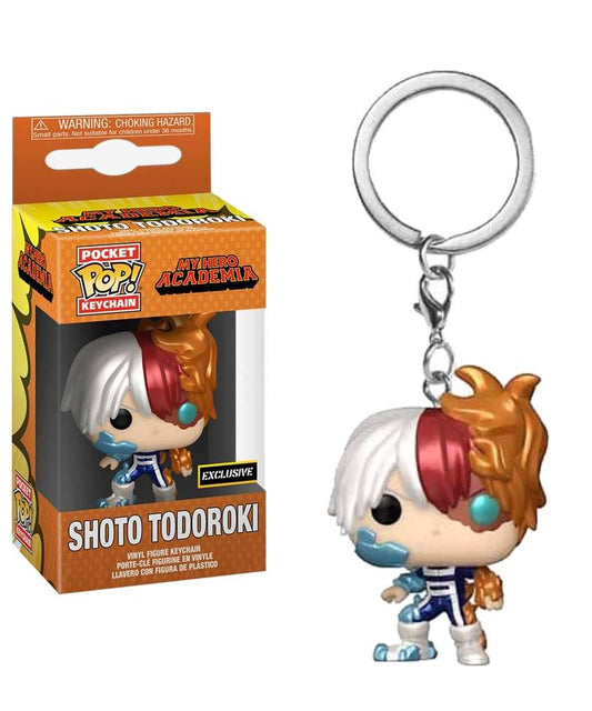 Funko Pop Keychain My Hero Academia " Shoto Todoroki (Metallic) Keychain "