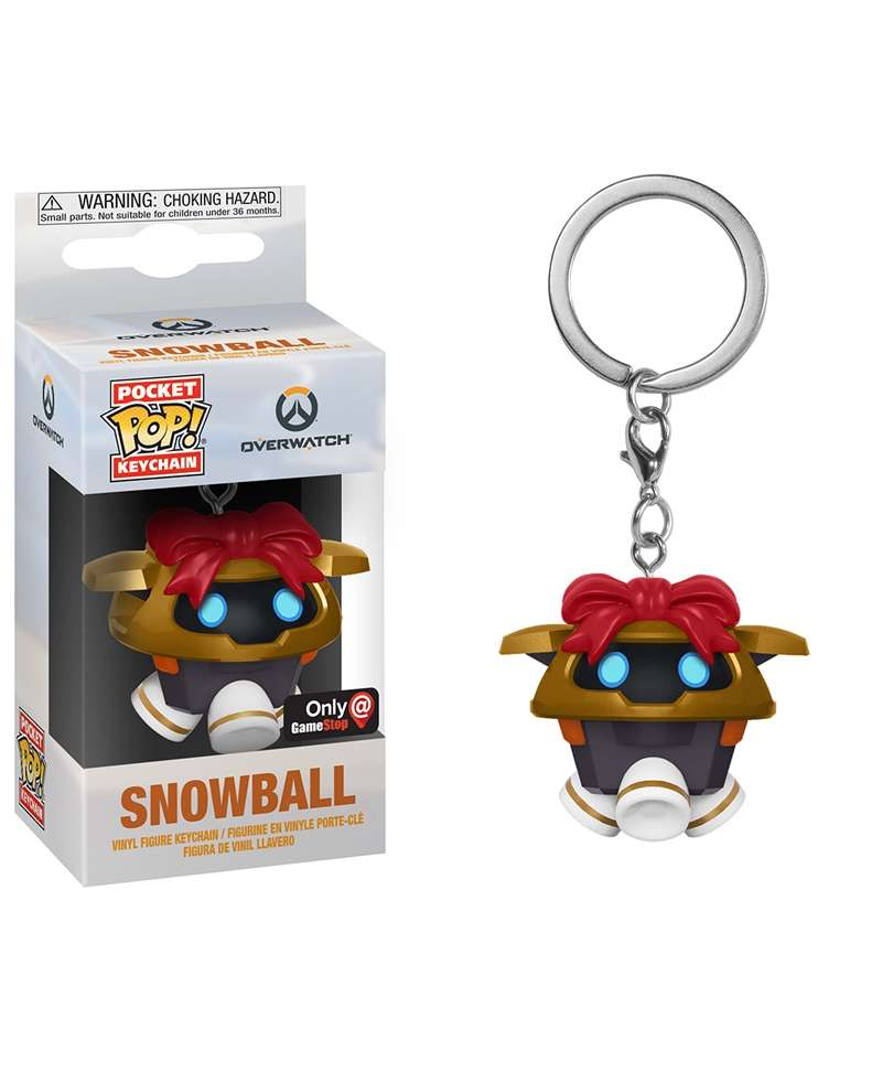 Funko Pop Keychain Overwatch " Snowball Keychain "