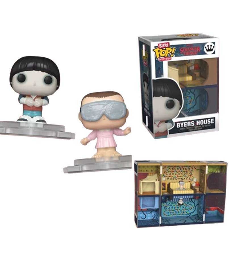 Funko Bitty Pop Box " Stranger Things - Upside Down Will / Eleven with Goggles - Byers House "