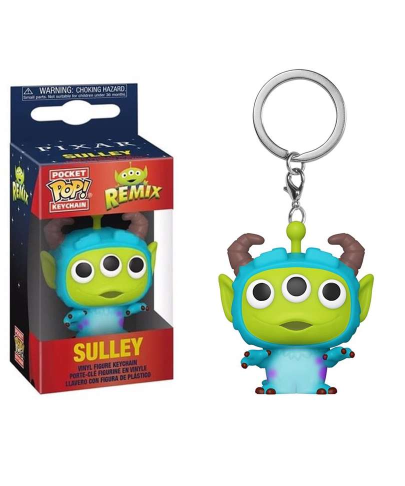 Funko Pop Keychain Disney " Sulley (Alien Remix) Keychain "