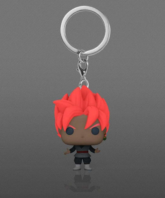 Funko Pop Keychain DragonBall " Super Saiyan Rose Goku Black (Glow in the Dark) Keychain "