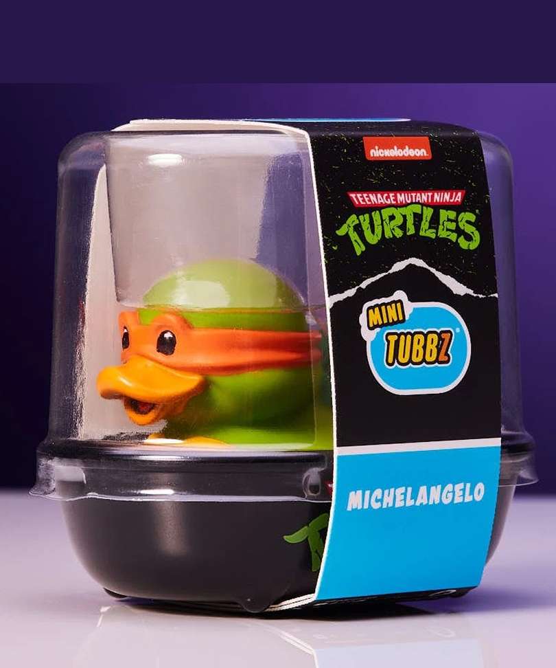 TUBBZ MINI Cosplay Duck Collectible " Teenage Mutant Ninja Turtles Michelangelo "