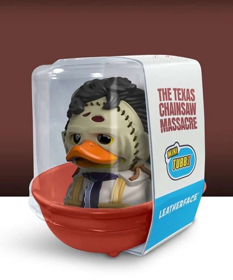 TUBBZ MINI Cosplay Duck Collectible " Texas Chainsaw Massacre Leatherface "