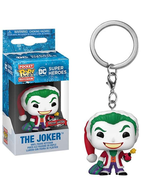 Funko Pop Keychain Marvel "The Joker as Santa Keychain"