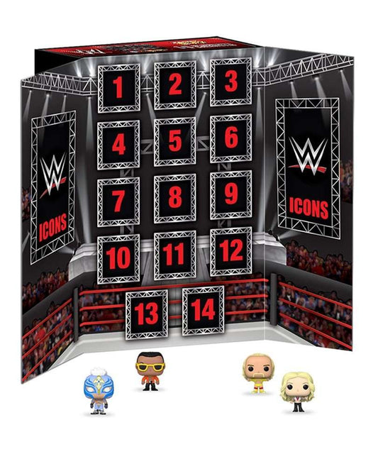 Funko Pop Calendario dell'Avvento 2023 " 14 Days Countdown Calendar WWE Pocket POP! Calendario dell'Avvento"