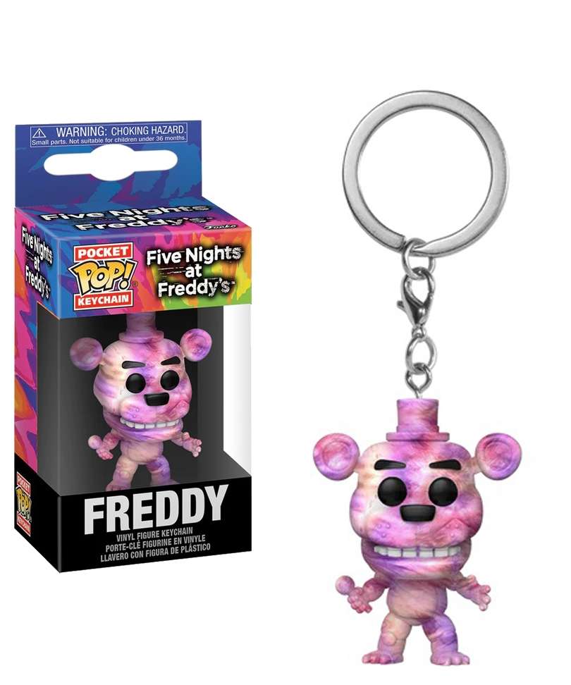 Funko Pop Keychain Five Nights at Freddy's " Tie-Dye Freddy Keychain "