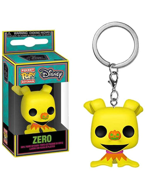 Funko Pop Keychain Disney " Zero (Blacklight) Keychain "