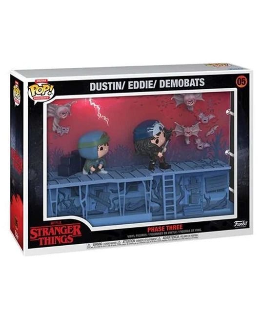 Funko Pop Serie Stranger Things " Dustin / Eddie / Demobats "