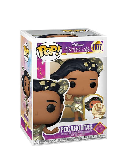 Funko Pop Disney  " Pocahontas (Leaves) (Gold) with Pin "