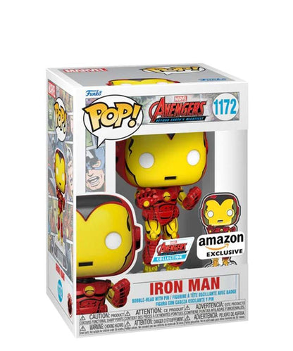 Funko Pop Marvel " Iron Man Avengers 60th with Pin "