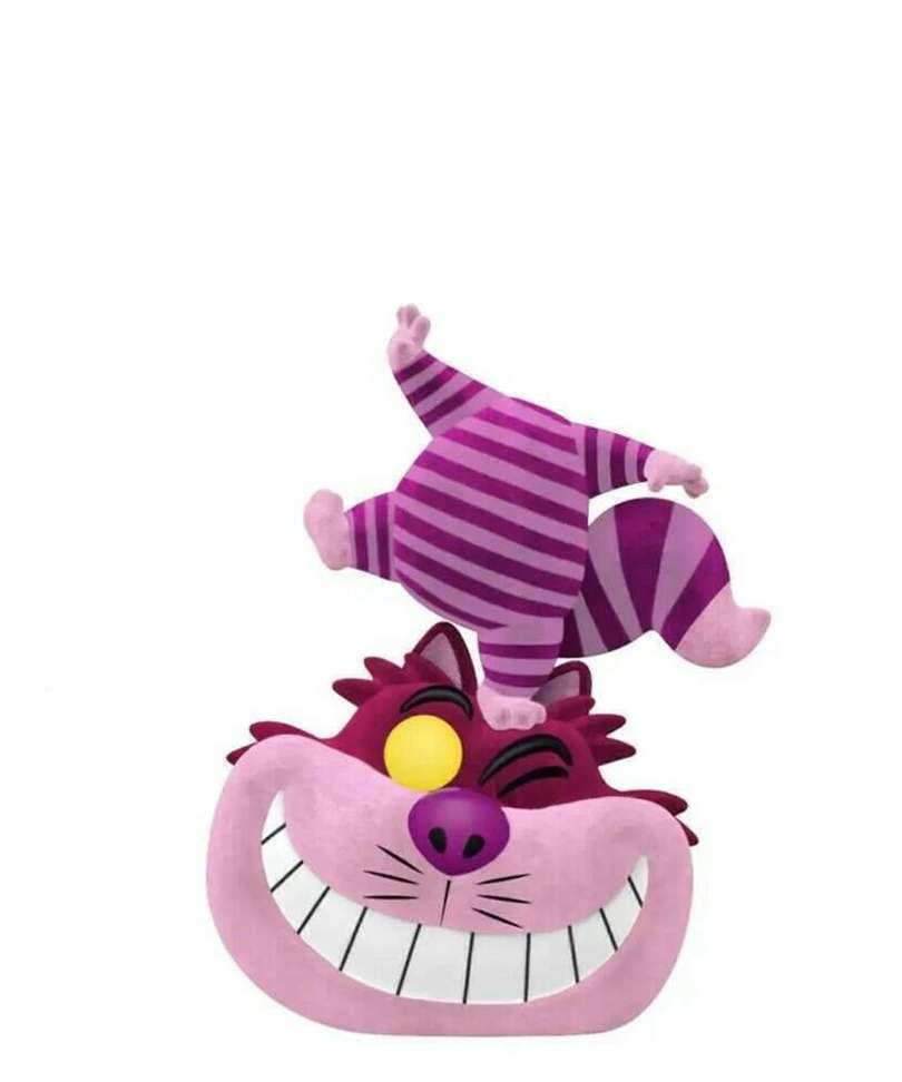 Funko Pop Disney " Cheshire Cat (Standing on Head) (Flocked) (Chase) Glow In The Dark "