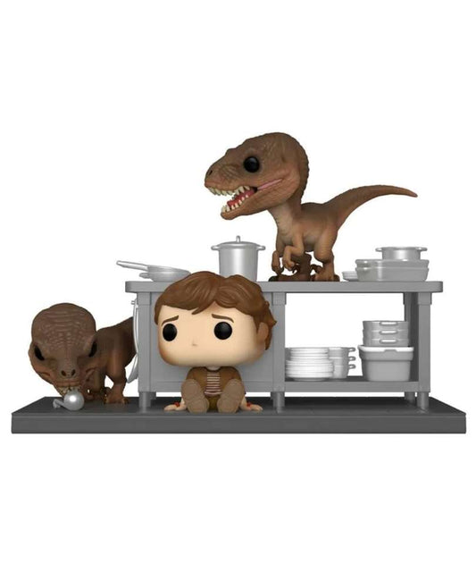 Funko Pop Film Jurassic Park " Tim Murphy with Velociraptors "