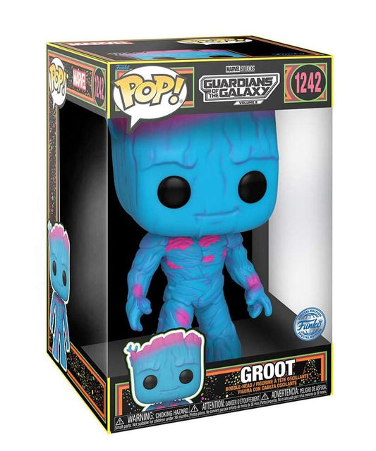 Funko Pop Marvel " Groot (Blacklight) (10-Inch) "