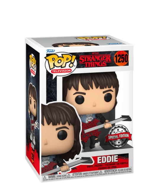 Funko Pop Serie Stranger Things " Eddie (with Guitar) "