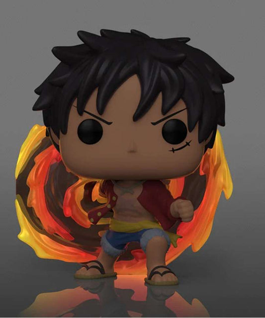 Funko Pop Fumetti One Piece " Red Hawk Luffy (Glow in the Dark) Chase "