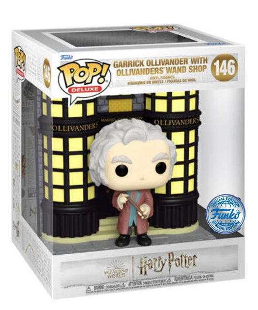 Funko Pop Harry Potter " Garrick Ollivander with Ollivanders Wand Shop "