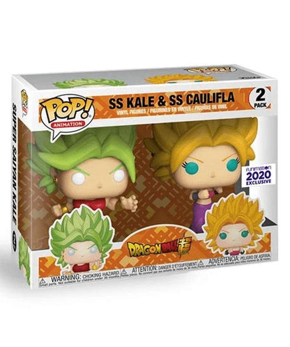 Funko Pop Comics Dragon Ball " SS Kale &amp; SS Caulifla (2-Pack) "