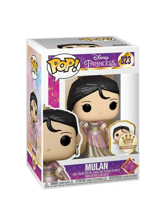 Funko Pop Disney  " Mulan (Dancing) (Gold) with Pin "