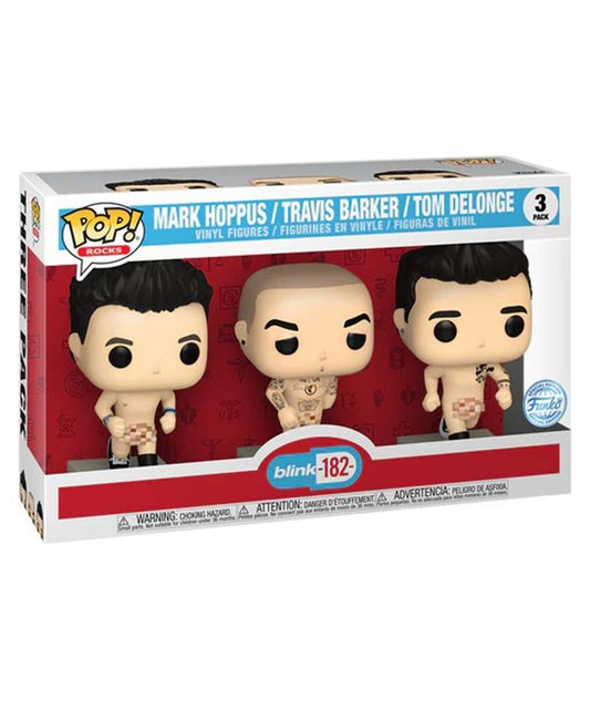 Funko Pop Music " Mark Hoppus / Travis Barker / Tom Delonge (3-Pack) "