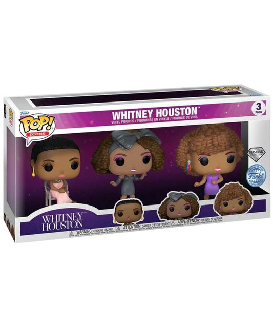 Funko Pop Music " Whitney Houston (Diamond 3-Pack) "