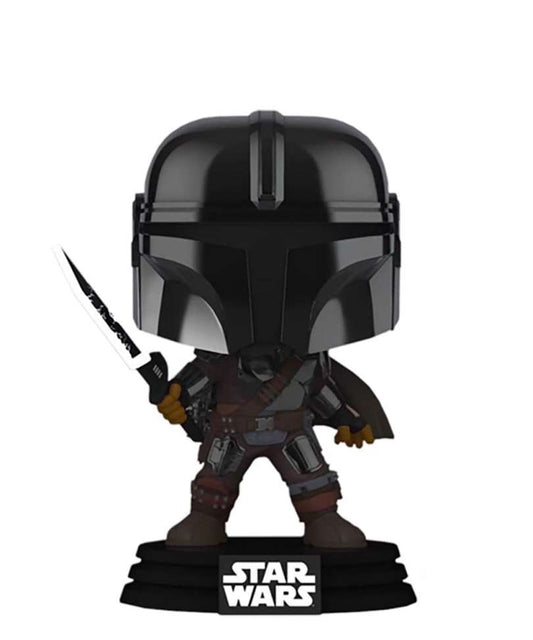 Funko Pop Star Wars "  Mandalorian with Darksaber "